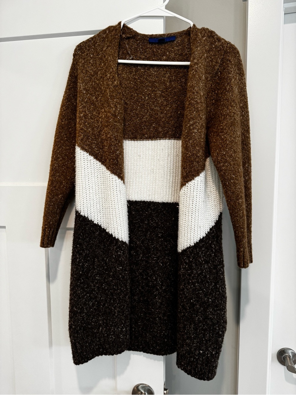 APT. 9 Colorblock Open Front Cardigan – Women’s Medium